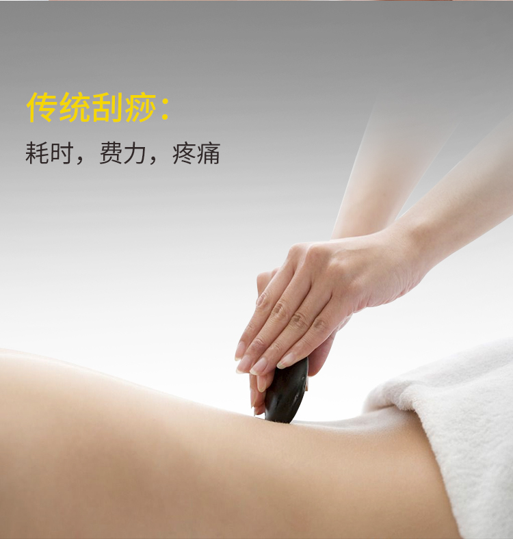 傳統(tǒng)刮痧的缺點：耗時、費力而且很痛